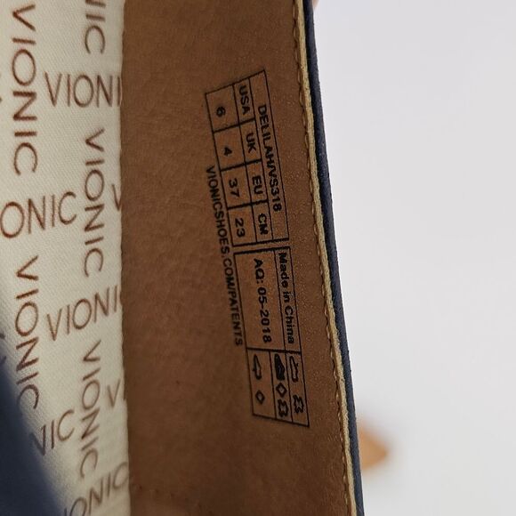 NWOB Vionic Blue Gem Delilah Ballet Flat - Picture 4 of 12